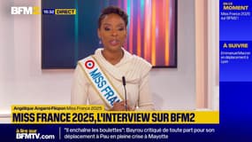 "Historiquement on a l'habitude de connaître des Miss très jeunes" confie Angélique Angarni-Filopon, Miss France 2025 