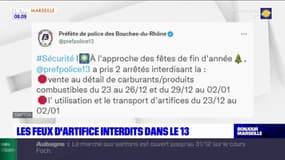 Bouches-du-Rhône: les feux d'artifice interdits dans le département