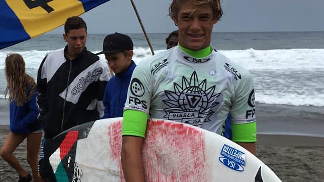 Le jeune homme était un espoir du surf