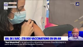 Aix-en-Provence: 215.000 vaccins injectés en un an au Val de l'arc