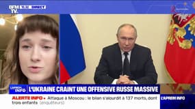 Guerre en Ukraine : "Je me prépare au pire", déclare cette habitante de Kiev après l'attaque à Moscou