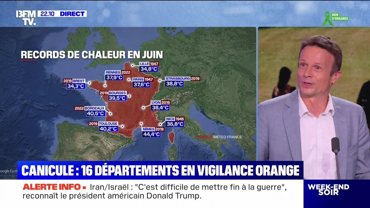 Canicule : la France écrasée par la chaleur - 20/06