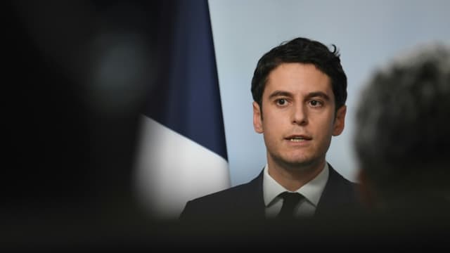 Gabriel Attal le 24 février 2021 à Paris