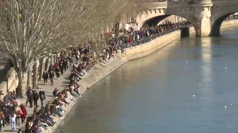 Les berges de la Garonne à Toulouse le 27 février 2021.