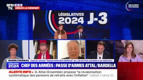 Roger Chudeau (RN): "Il y a pas de monopole du président de la République sur les armées. C'est un pouvoir partagé (...) Il y aura forcément une entente dans l'intérêt général"
