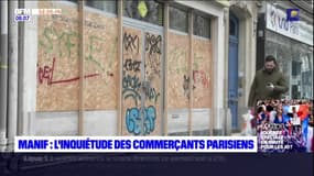 Paris: l'inquiétude des commerçants parisiens face aux manifestations