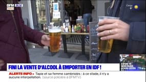 Île-de-France: la vente d'alcool à emporter interdite à compter de ce dimanche