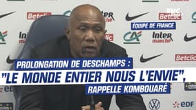 Équipe de France : "Le monde entier nous l’envie", Kombouaré ravi de la prolongation de Deschamps