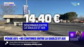 Péage A51: une augmentation de 80 centimes entre la Saulce et Aix