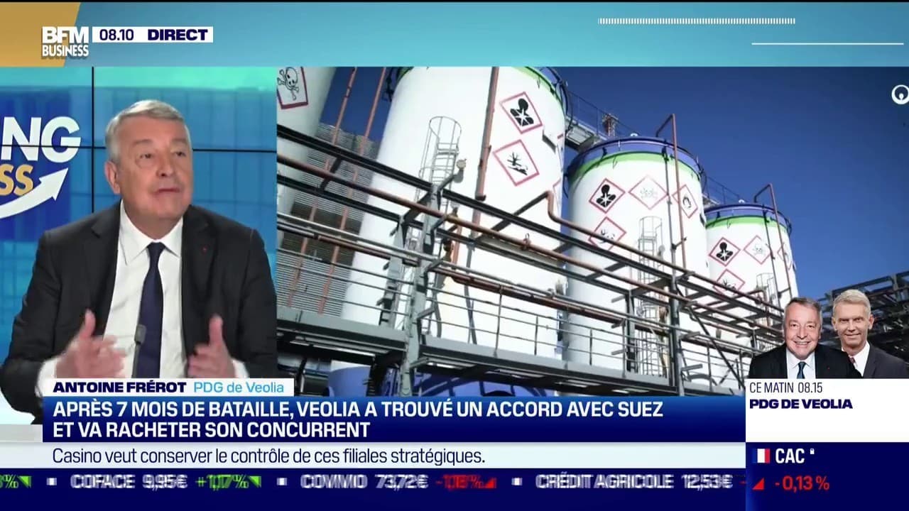 Antoine Frérot Pdg De Veolia Il Ny A Que Des Gagnants Suez Va être Unifié En France 3547