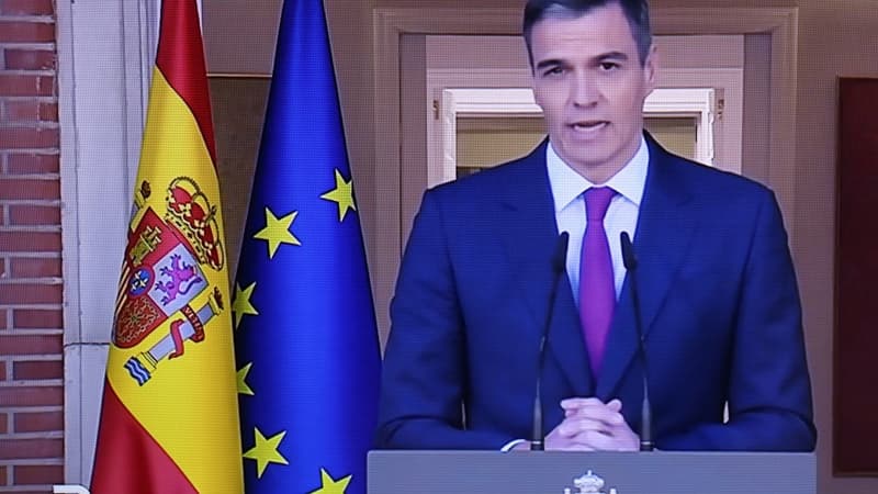 Espagne: le Premier ministre Pedro Sanchez annonce sa décision de rester au pouvoir