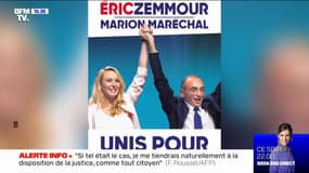 "Unis pour la France": la nouvelle affiche d'Éric Zemmour avec Marion Maréchal