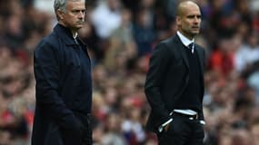 José Mourinho et Pep Guardiola