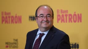 Miquel Iceta, ministre espagnol de la Culture et des Sports, à Madrid, le 14 octobre 2021