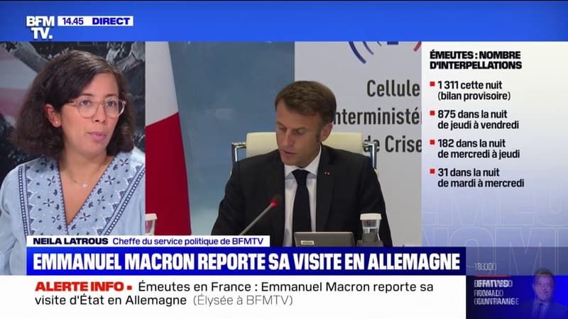 Émeutes en France: Emmanuel Macron reporte sa visite d'État en Allemagne