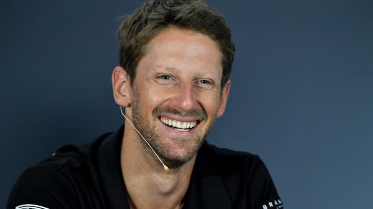 CINQ ANS APRÈS SON EFFROYABLE ACCIDENT, ROMAIN GROSJEAN DE RETOUR AU VOLANT D'UNE F1