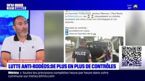 Lutte anti-rodéos urbains: de plus en plus de contrôles dans le Rhône, mais "qui ne vont pas perdurer" en raison d'un manque d'effectifs, affirme Alain Barberis