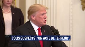 Colis suspects: "ce genre de conduites est une insulte contre les valeurs des États-Unis" déclare Donald Trump