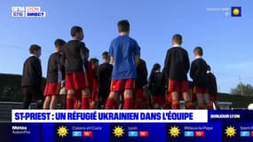 Saint-Priest: l'équipe de football accueille un jeune réfugié venant d'Ukraine