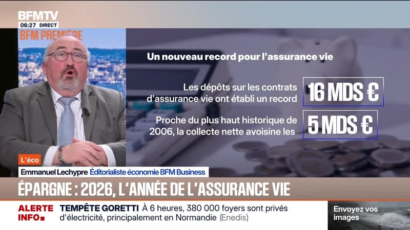 BFM Conso : Épargne, 2026... l'année de l'assurance vie -09/01