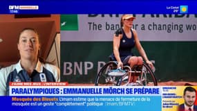 Jeux paralympiques: la championne de tennis fauteuil Emmanuelle Mörch se prépare