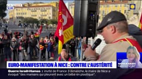 Nice: la CGT manifeste "pour une autre Europe" et "contre l'austérité"