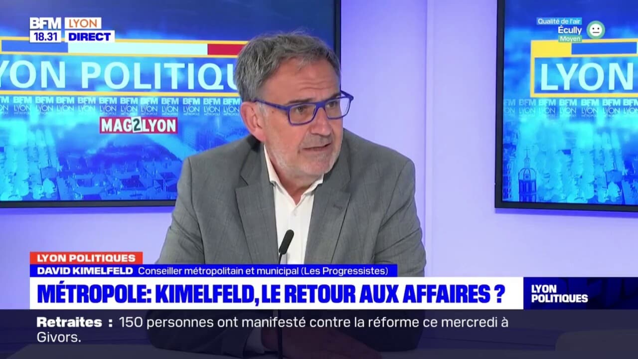 Lyon Politiques: David Kimelfeld Revient Sur Son Action à La Métropole 