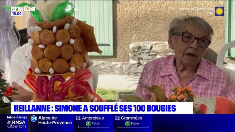 Reillanne: Simone a soufflé ses 100 bougies
