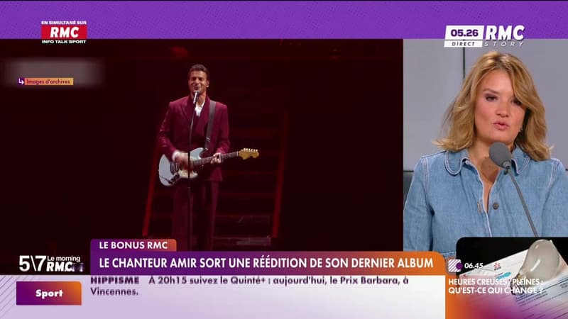 Le bonus RMC : Le chanteur Amir sort une réédition de son dernier album - 31/10