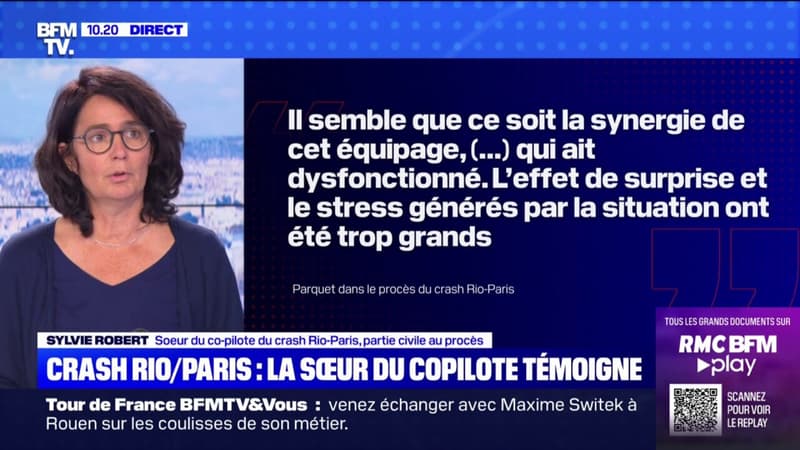 Crash du vol Rio-Paris: "Le parquet a pris le parti de défendre les sociétés Airbus et Air France, pas les citoyens ni la sécurité aérienne", déplore la sœur du copilote