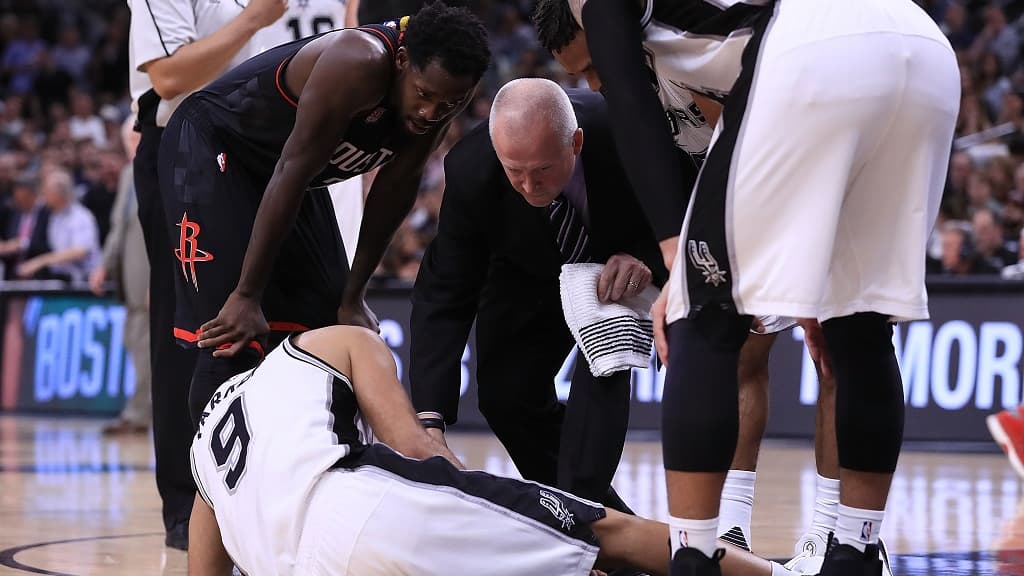 Tony Parker blessé Tony Parker blessé