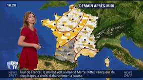 La météo pour ce jeudi 20 juillet 2017