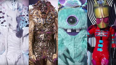 La licorne, le lion, le monstre et l'alien de la version américaine