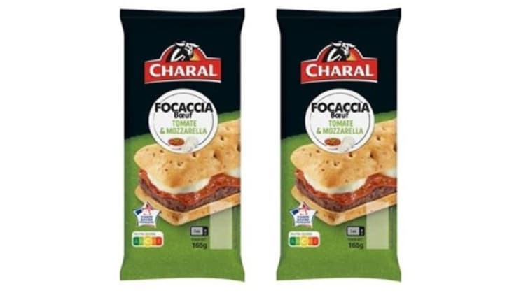 La focaccia bœuf, tomate, mozzarella de la marque Charal est rappelée 