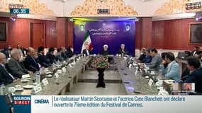 Le président iranien parle de "guerre psychologique" après le retrait des Etats-Unis de l'accord sur le nucléaire