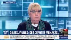 Députés menacés : "être bousculé en politique ça arrive, mais des attaques contre nos familles c'est inadmissible" explique Claire O'Petit 