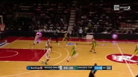 Eurocup : l'hommage rendu à Frédéric Forte avant le match entre Reggio Emilia et Limoges