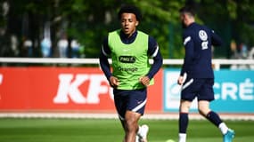 Jules Koundé, à Clairefontaine le 27 mai 2021