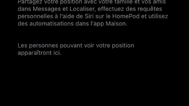 Démarche pour activer la localisation sur les appareils Apple.