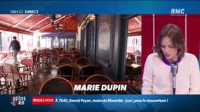 En terrasse, la jauge est de six personnes par table, maximum