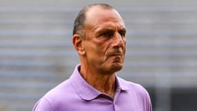 Michel Der Zakarian, l'entraîneur de Montpellier, le 1e octobre 2023