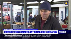 Nice: Rémy Cappan, commerçant historique du marché de La Libération