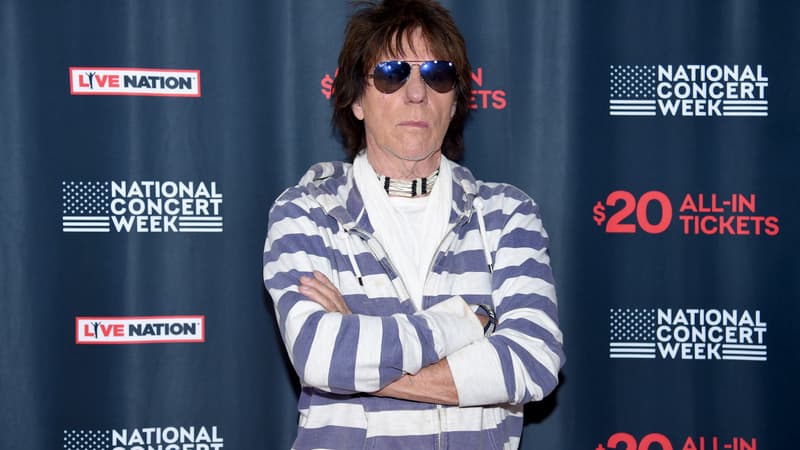 Le guitariste britannique Jeff Beck, ici en 2018 à New York.