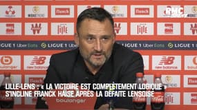 « La victoire est complètement logique » s'incline Haise après la défaite lensoise dans le Derby du Nord
