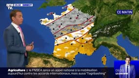 Un temps pluvieux au nord de l'Hexagone, le sud profite encore du soleil ce mardi