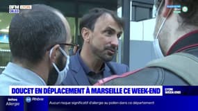 Grégory Doucet en déplacement à Marseille tout le week-end