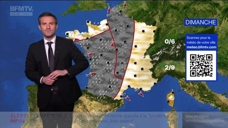 La météo pour ce vendredi 13 février 2026