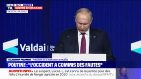Pour Vladimir Poutine, "l'Occident est aveuglé par une impression de supériorité qui dure"