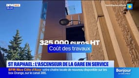 Saint-Raphaël: l'ascenseur de la gare a été remplacé, les pannes devraient cesser