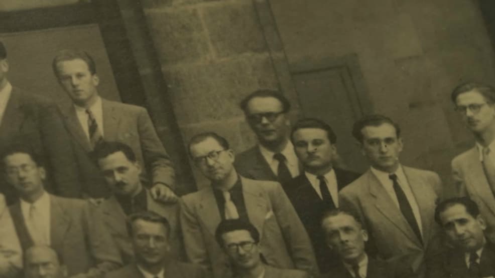 Christian Chenay, 25 ans en 1946, un an après avoir obtenu son diplôme de médecine 